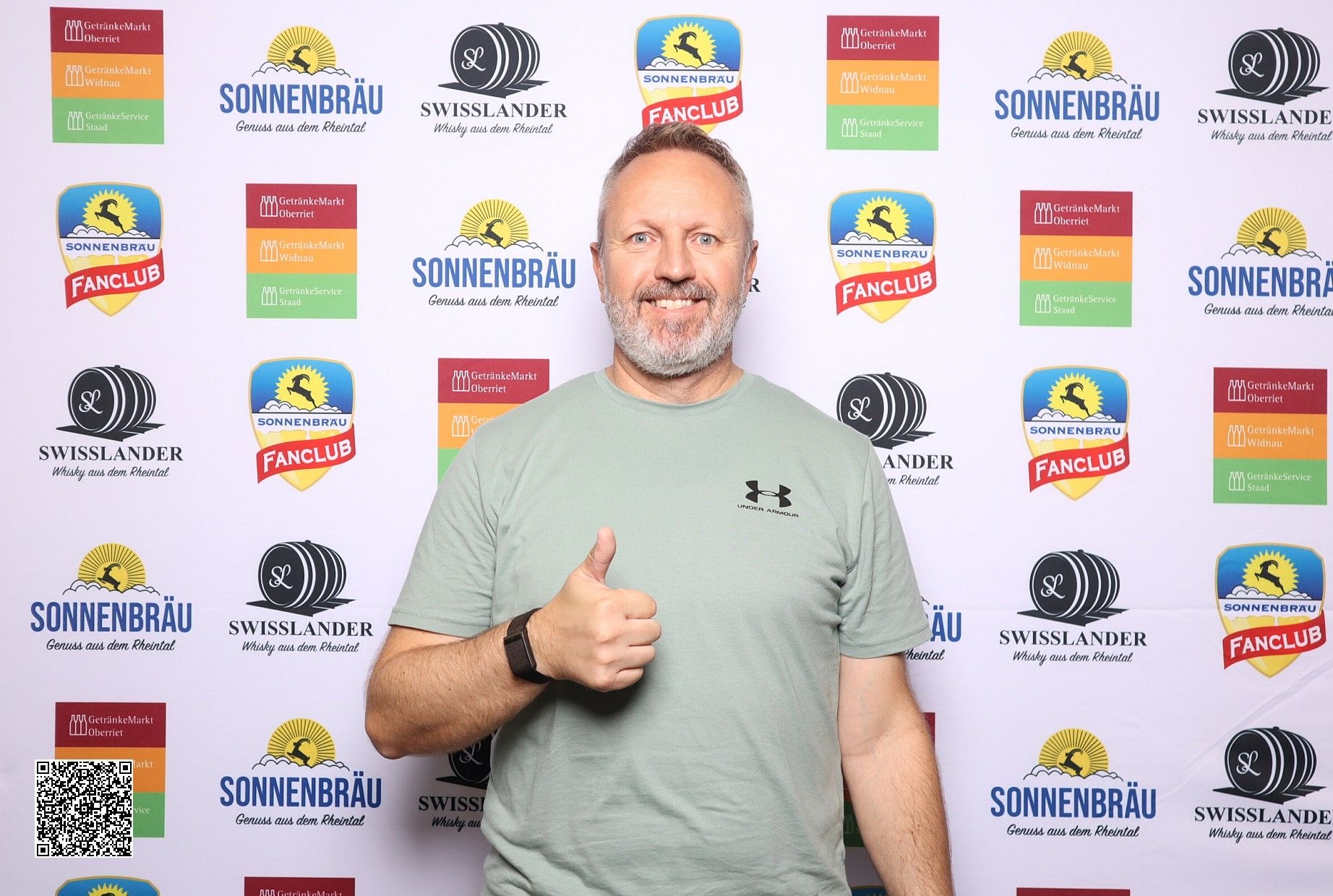 Fotobox beim Tag der offenen Tür von Sonnenbräu in Rebstein